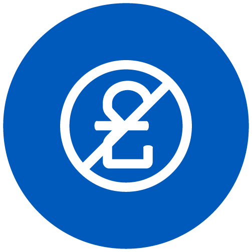 no booking fee