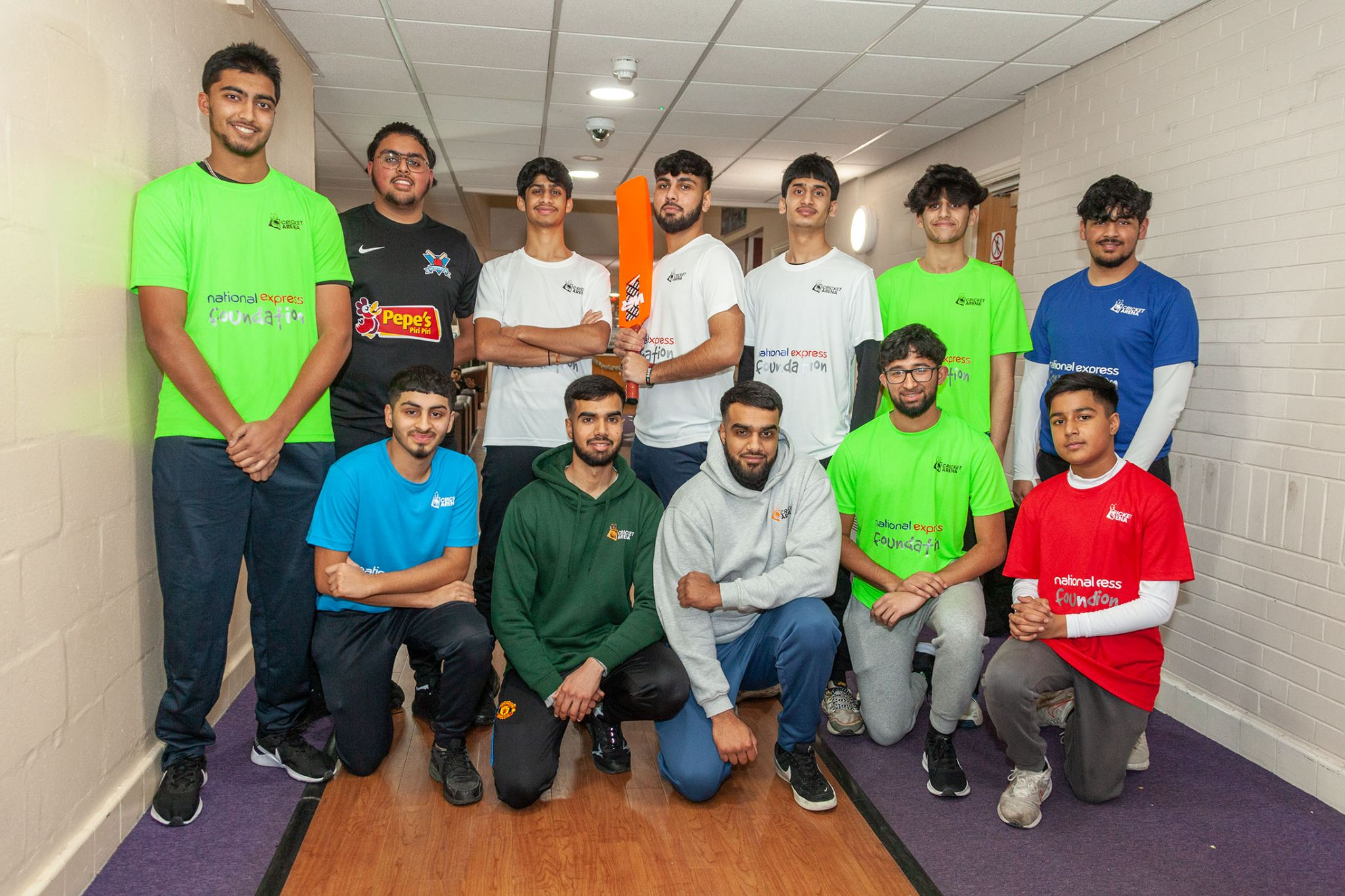 Photograph of members of Sheffield’s Cricket Arena CIC, one of the recipients of the National Express Foundation grant